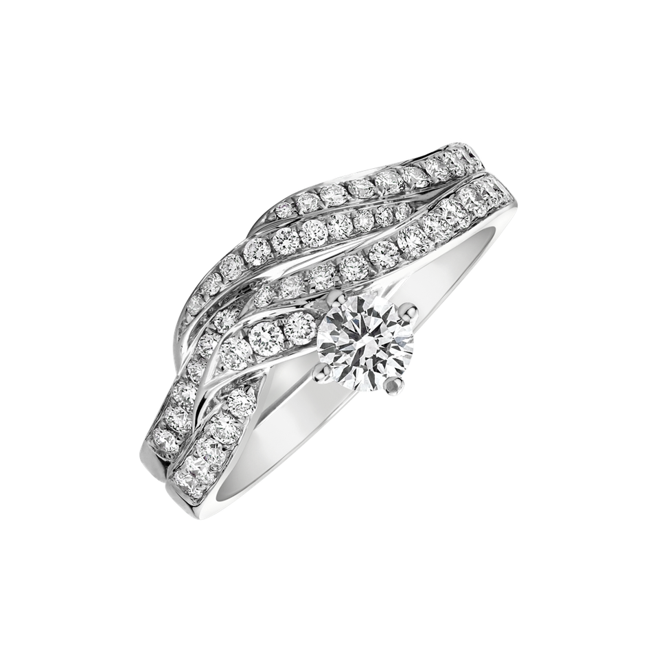 Prsteň s diamantmi Love Bond