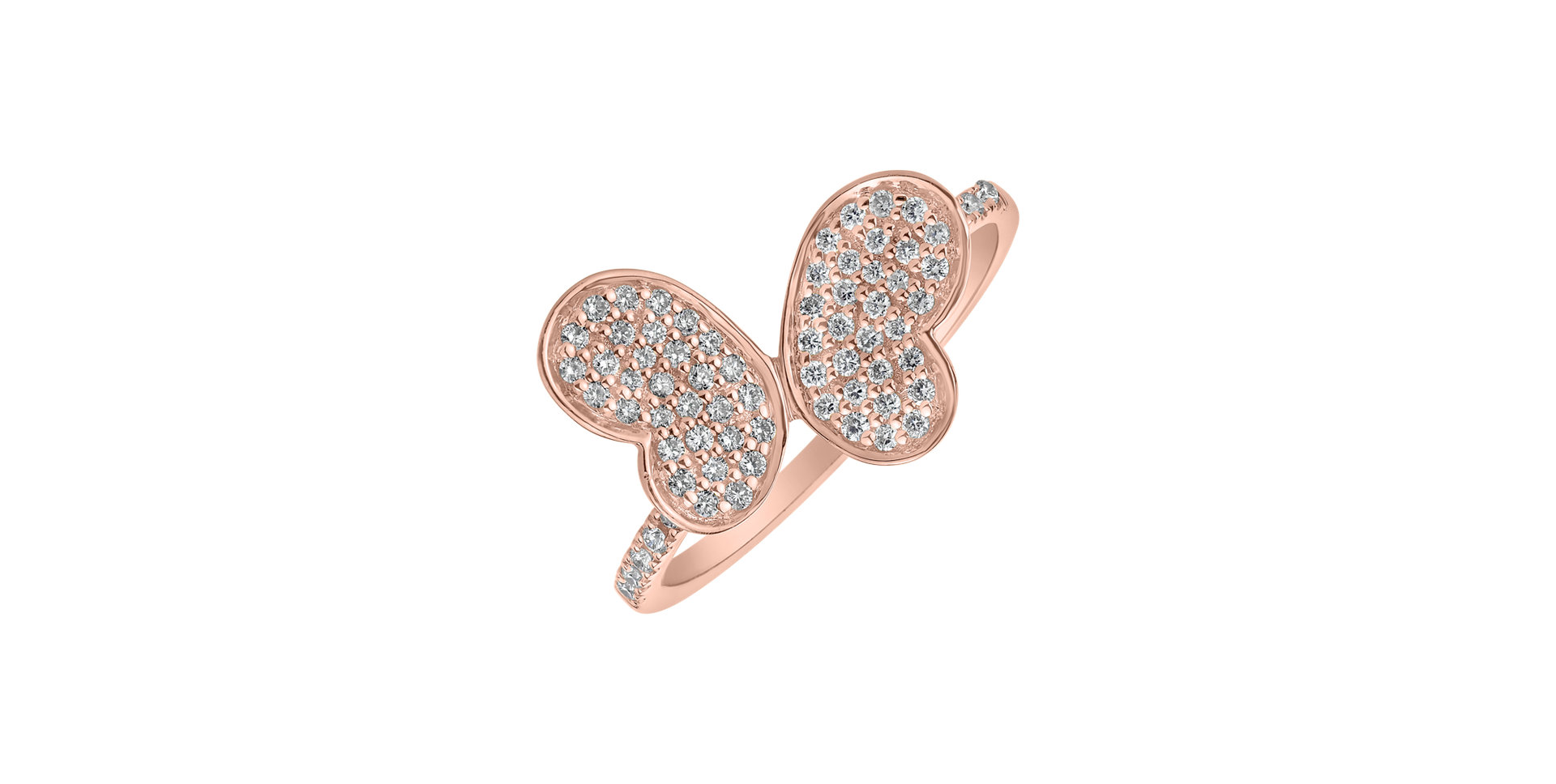 Prsteň s diamantmi Fantastic Gem