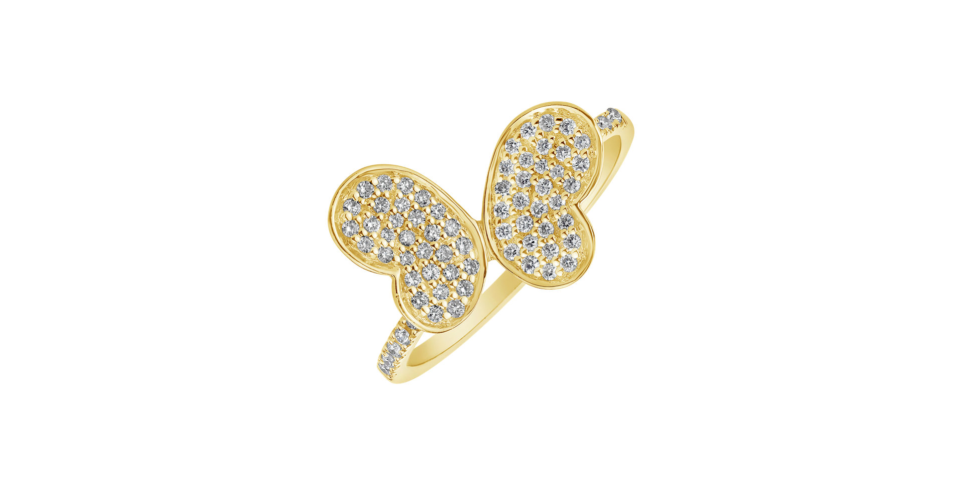 Prsteň s diamantmi Fantastic Gem