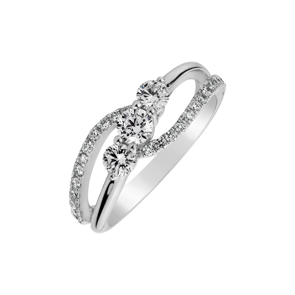 Prsteň s diamantmi Starshine Pleasure