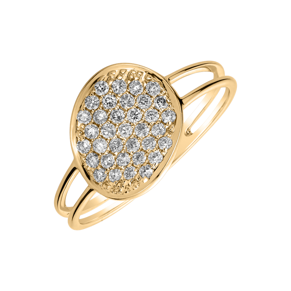 Prsteň s diamantmi Happy Moment