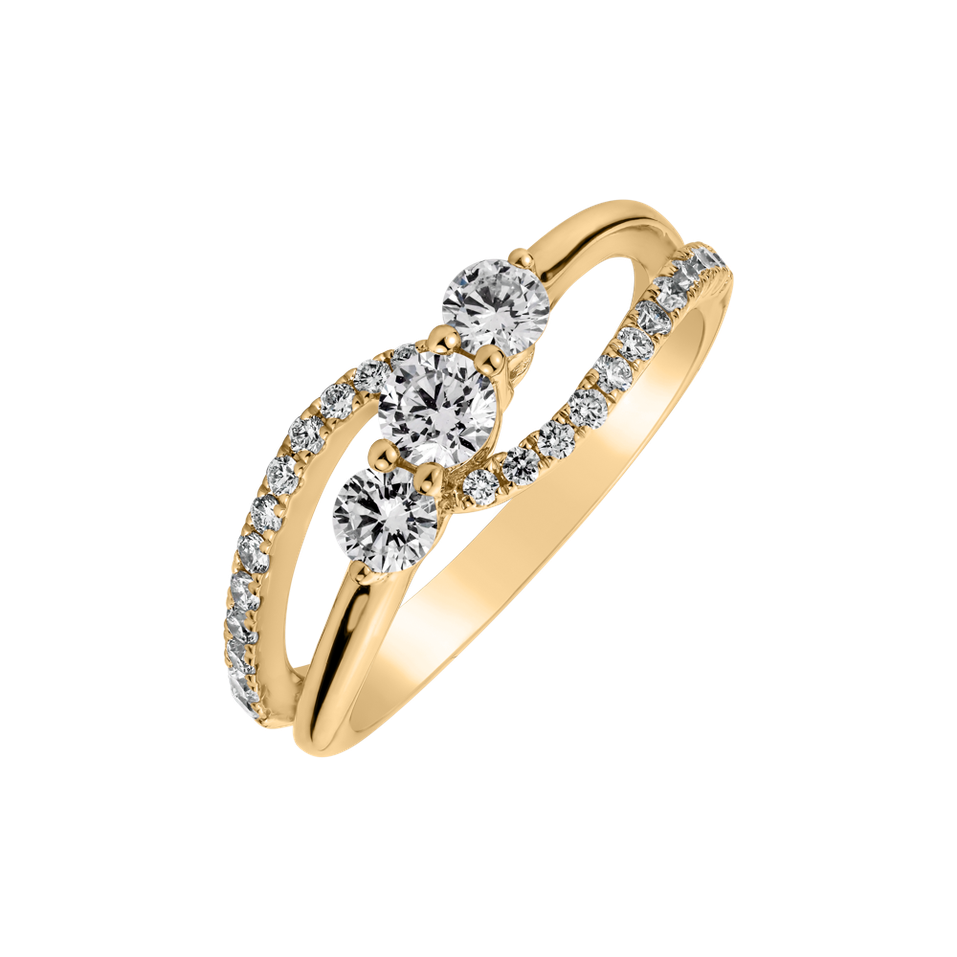 Prsteň s diamantmi Starshine Pleasure