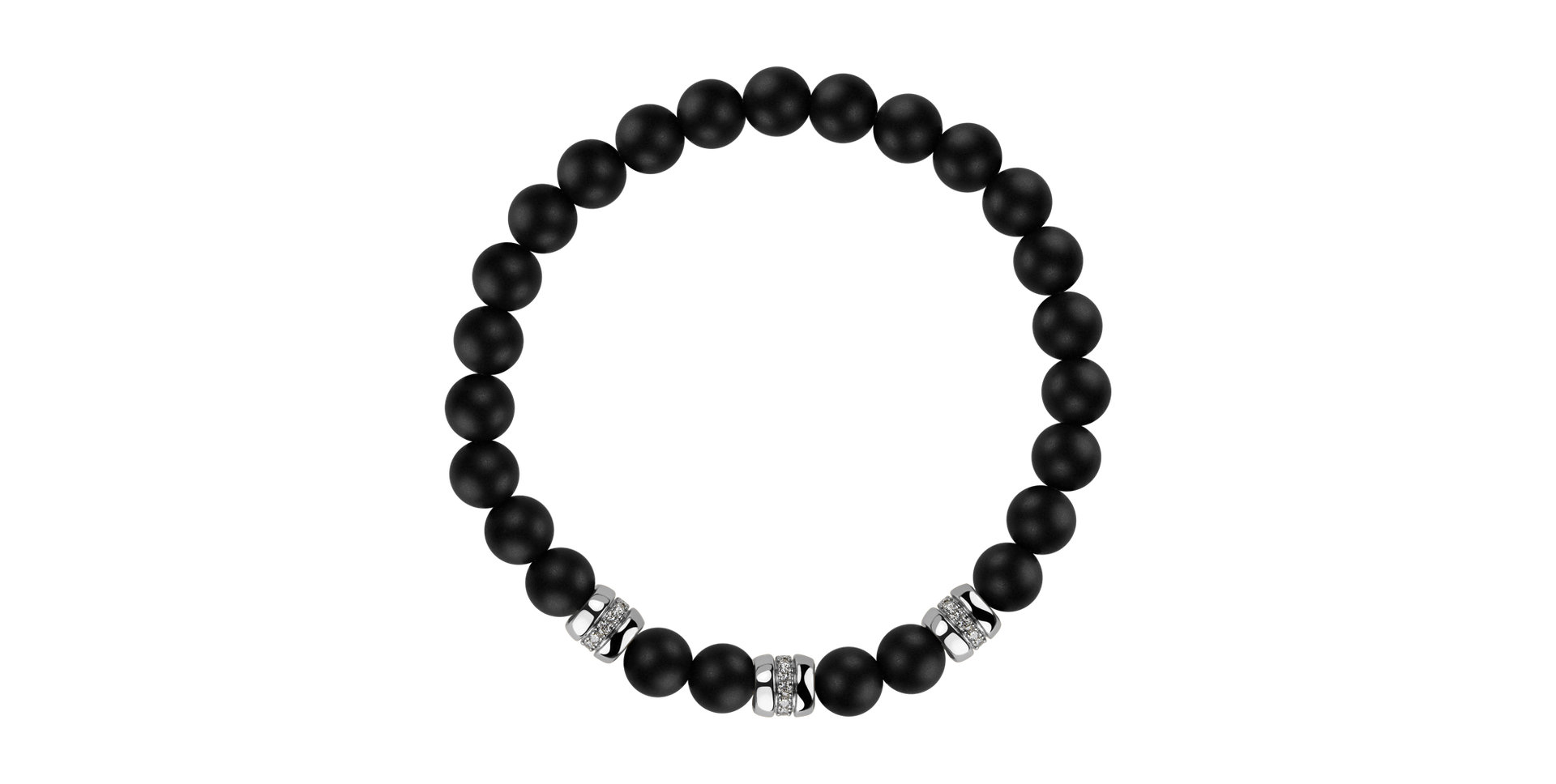 Náramok s diamantmi a achátmi Magic Jewel
