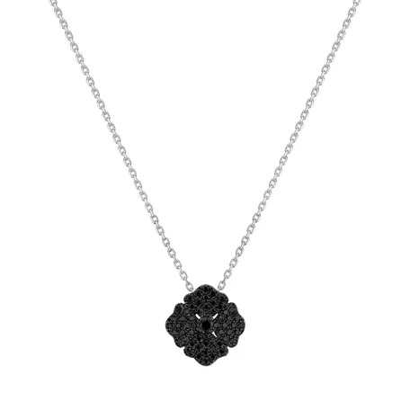 Přívěsok s čiernymi diamantmi Diamond Bouquet