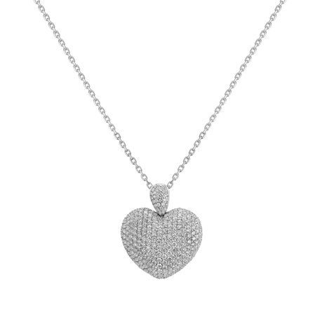 Přívěsok s diamantmi Heart Brilliance