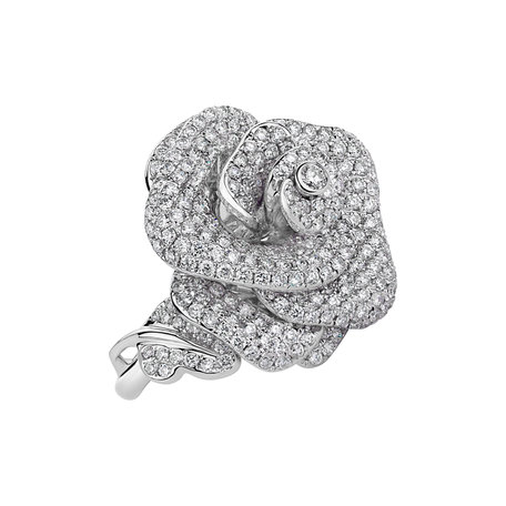 Prsteň s diamantmi Infinity Rose