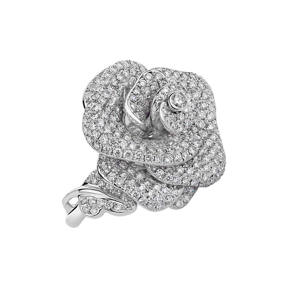 Prsteň s diamantmi Infinity Rose
