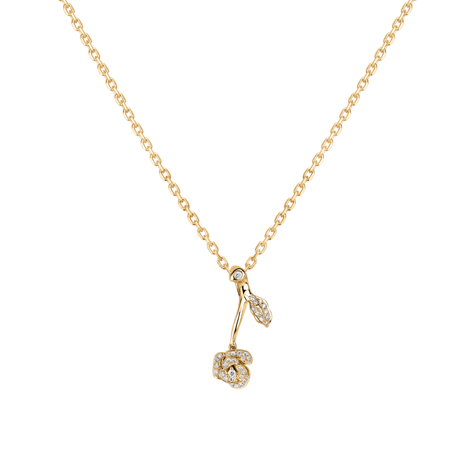 Přívěsok s diamantmi Garden Passion