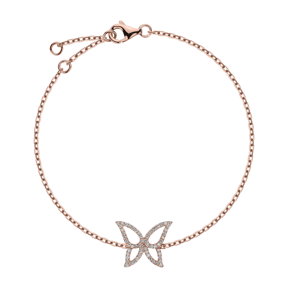 Náramok s diamantmi Grand Papillon