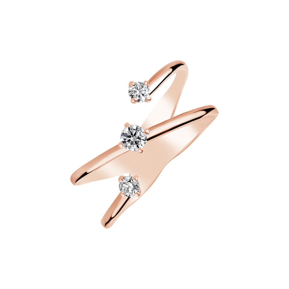 Prsteň s diamantmi Luxe Vesper