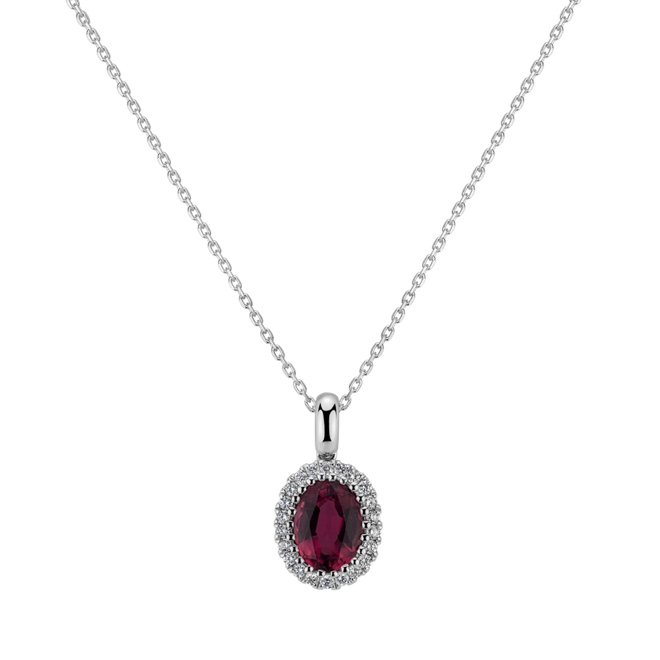 Přívěsok s turmalinom a diamantmi Queen Wishes