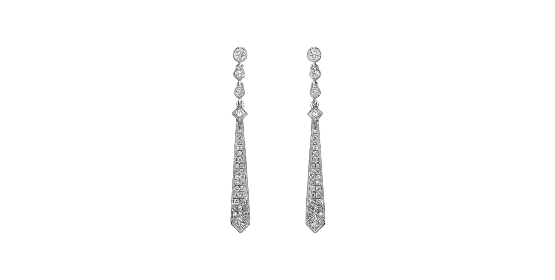 Náušnice s diamantmi Devoted Theresa