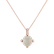 Prívesok s mesačným kameňom a diamantmi Round Galaxy2
