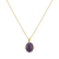 Prívesok s ametystom a diamantmi Drop Blossom2