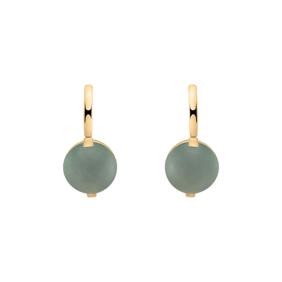 Náušnice s chalcedonom Space Signature