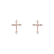 Náušnice s diamantmi Passion Cross2