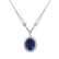 Náhrdelník s tanzanitom a diamantmi Divine Goddess2