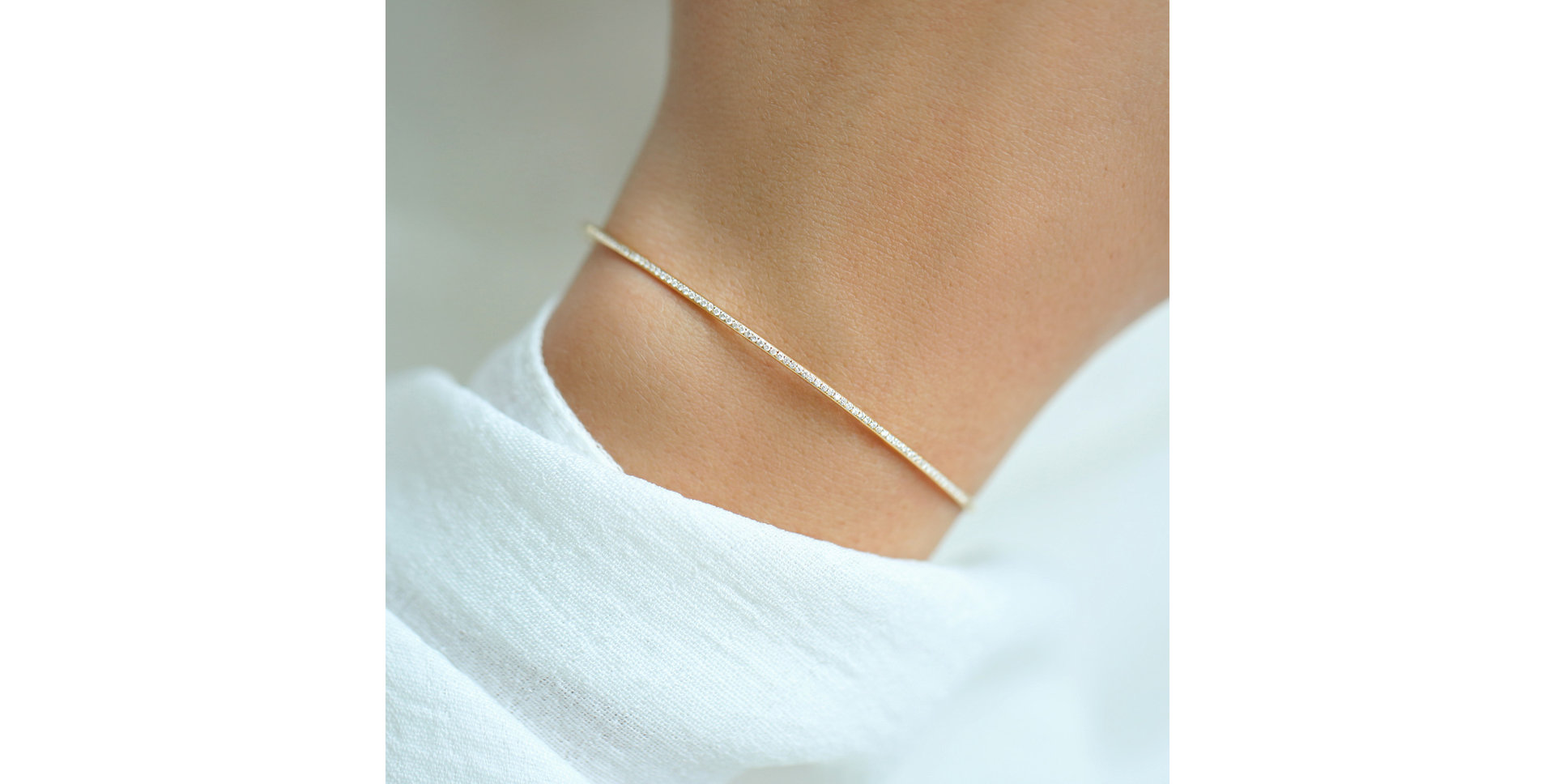 Náramok s čiernymi diamantmi Brilliant Line