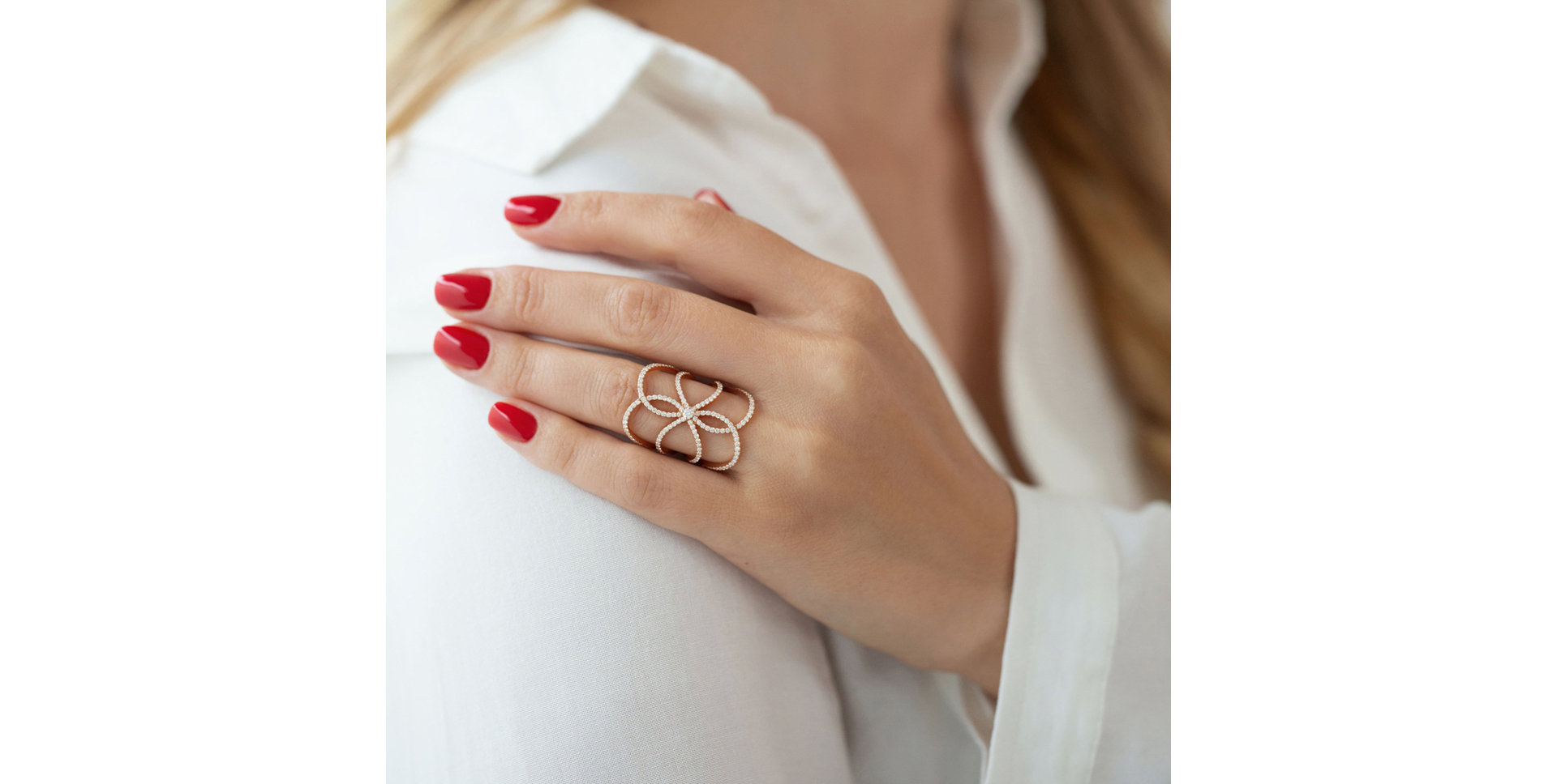 Prsteň s čiernymi diamantmi Precious Dream