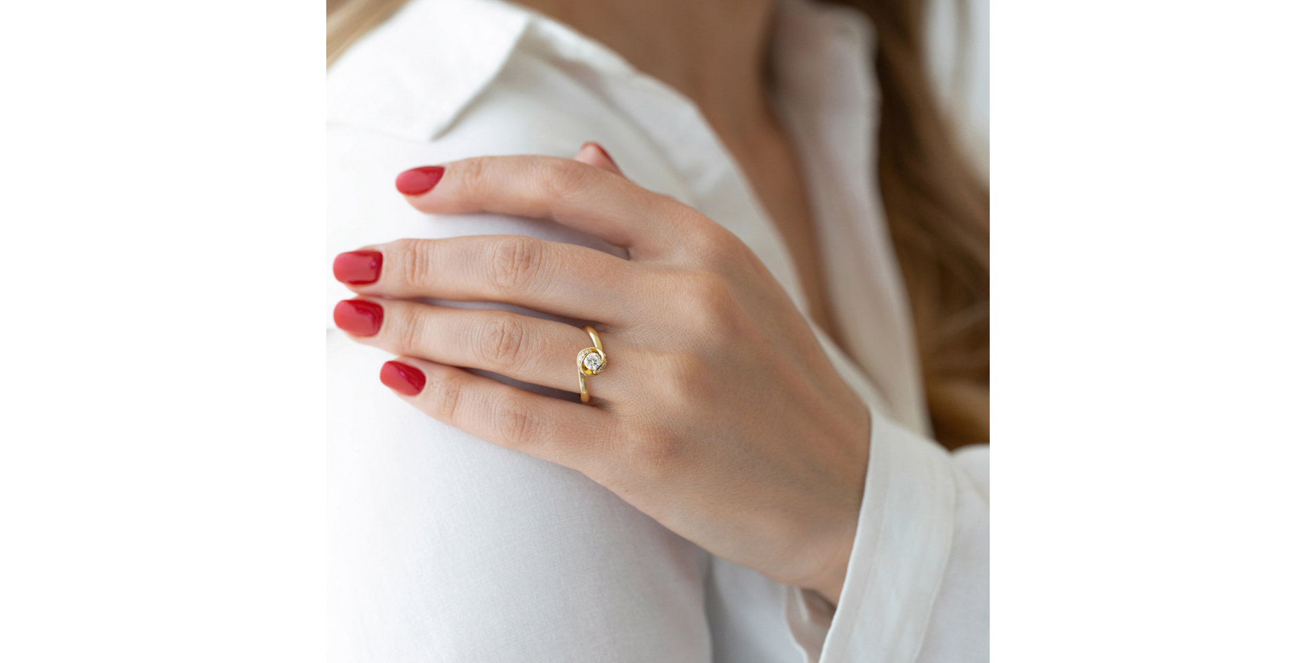 Prsteň s diamantmi Nynette