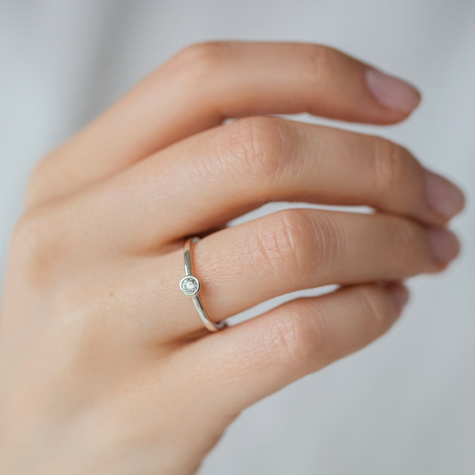 Prsteň s diamantom Seductive Glow