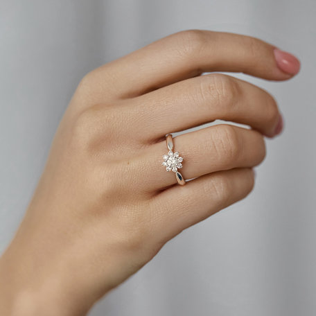 Prsteň s diamantmi Starlet Blossom