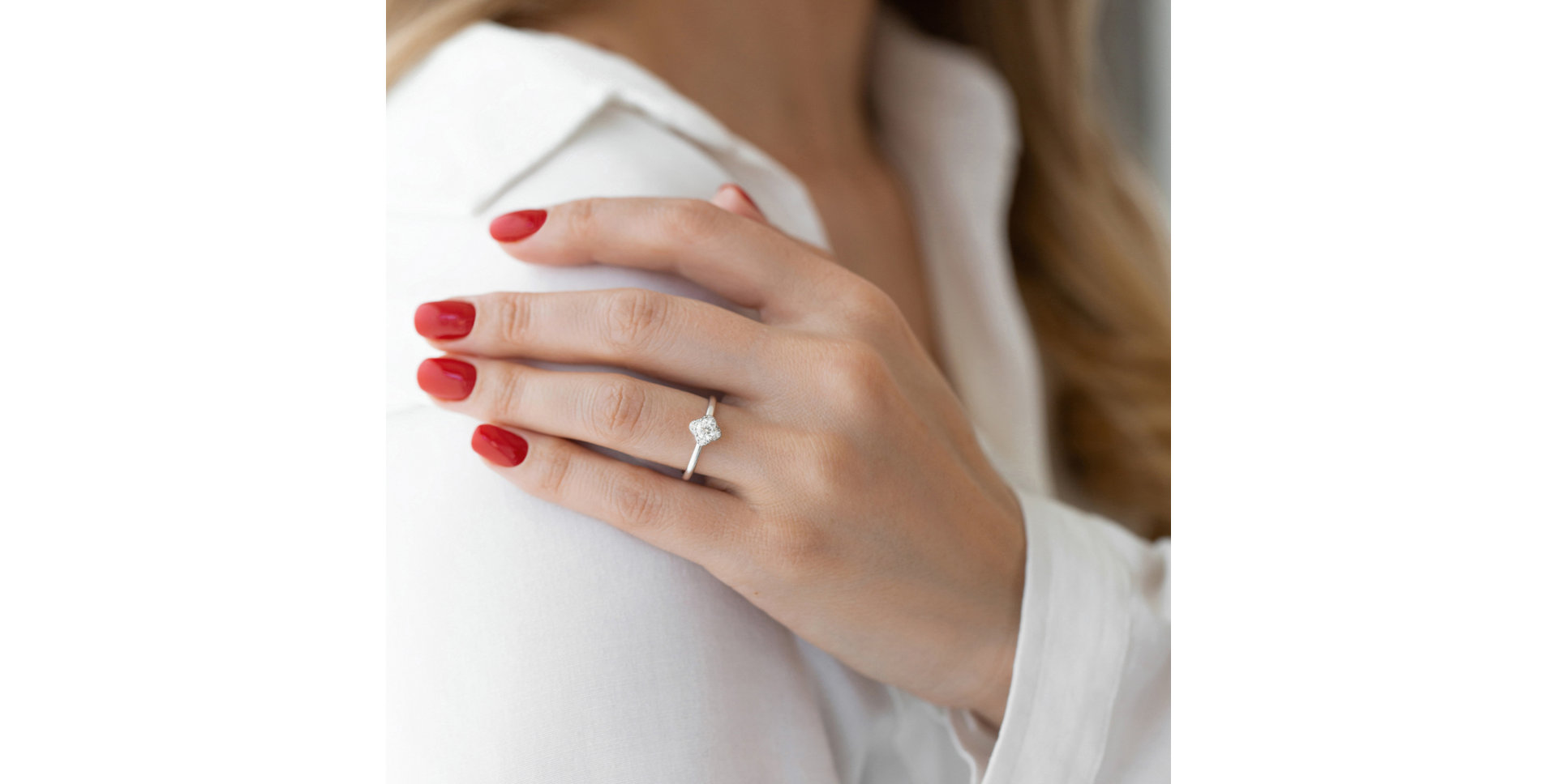 Prsteň s diamantmi Diamond Blossom