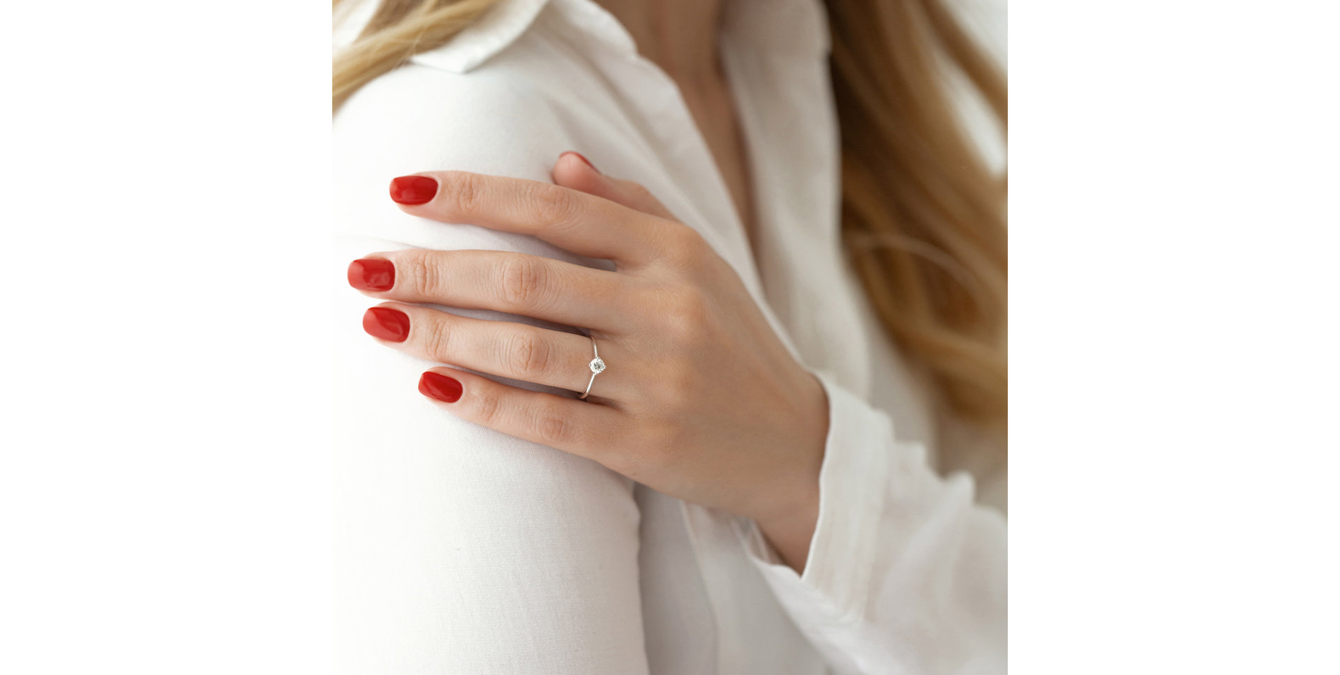 Prsteň s diamantom Love Goddess