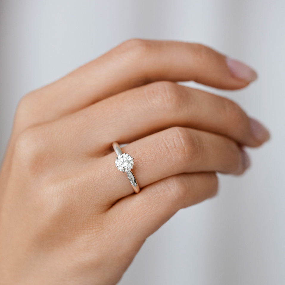 Prsteň s diamantom Eternal Joy