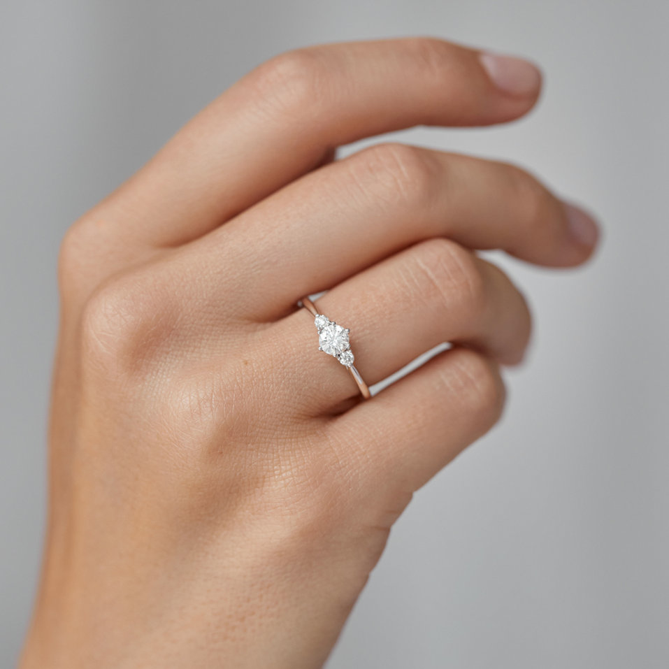 Prsteň s diamantmi Midnight Serenity