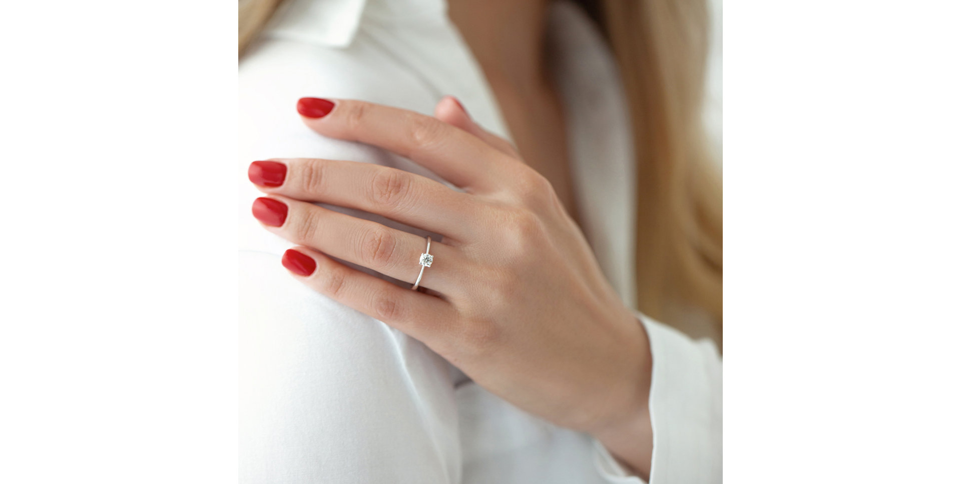 Prsteň s diamantom Guardian Kiss