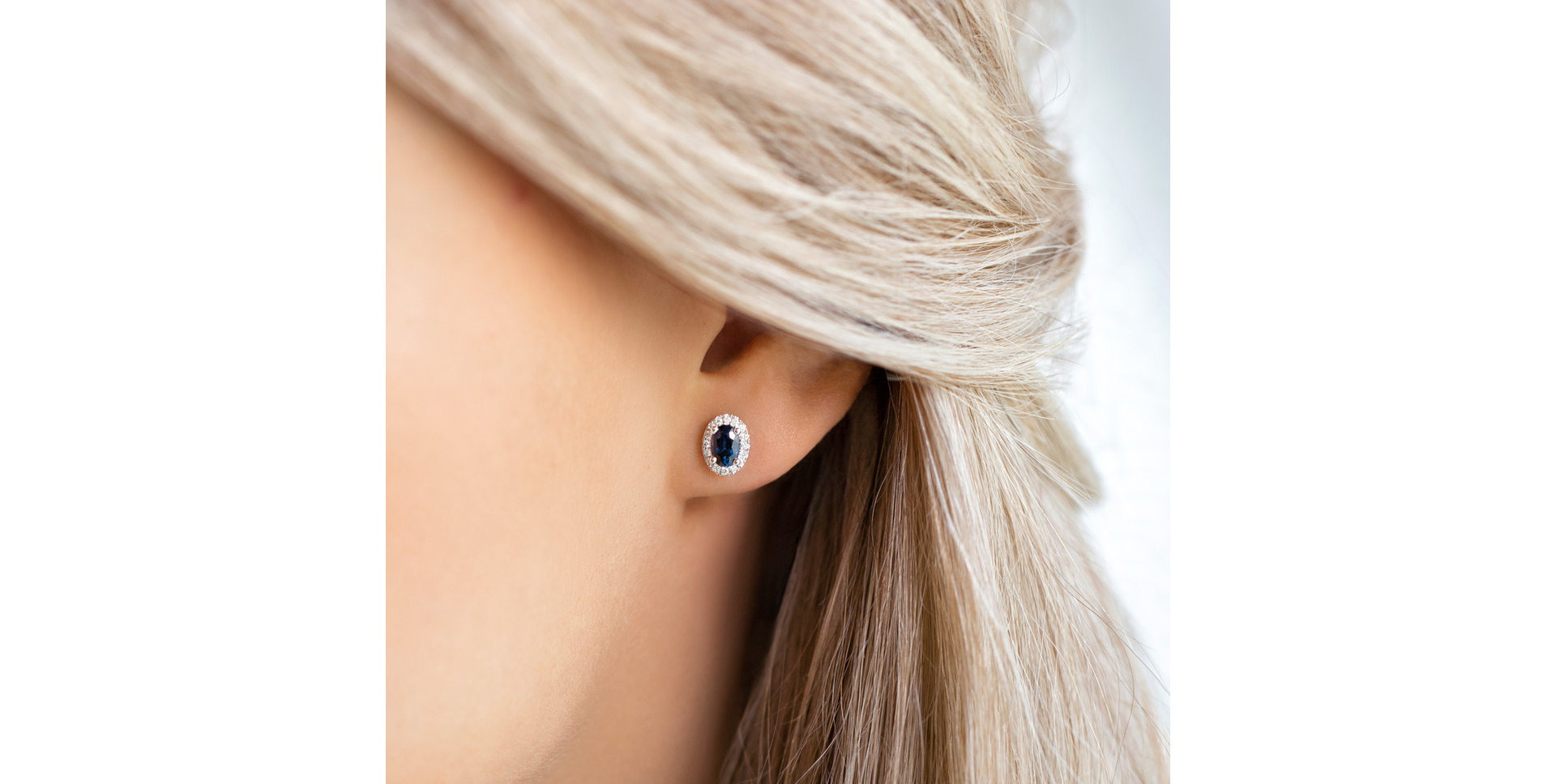 Náušnice s tanzanitom a diamantmi Imperial Allegory