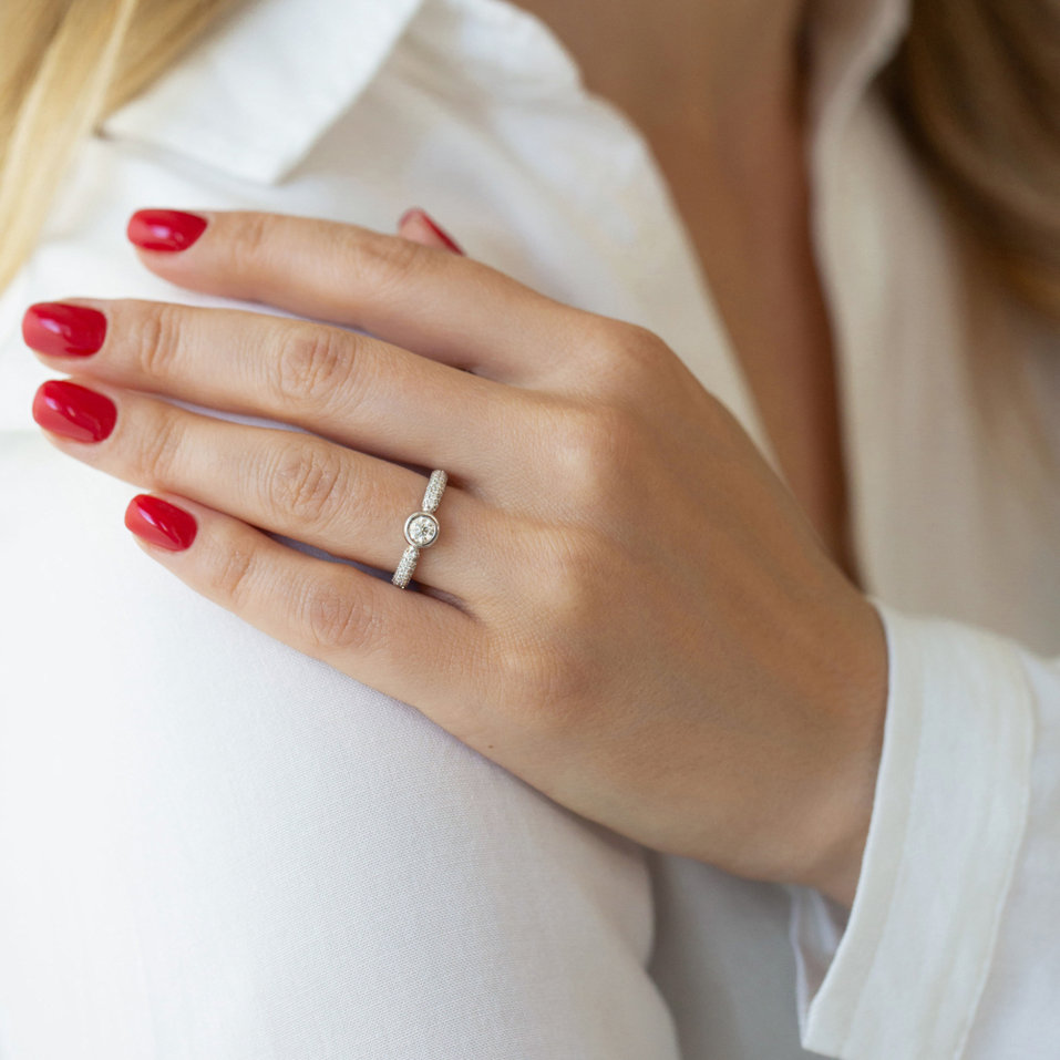 Prsteň s diamantmi Miracle Ray