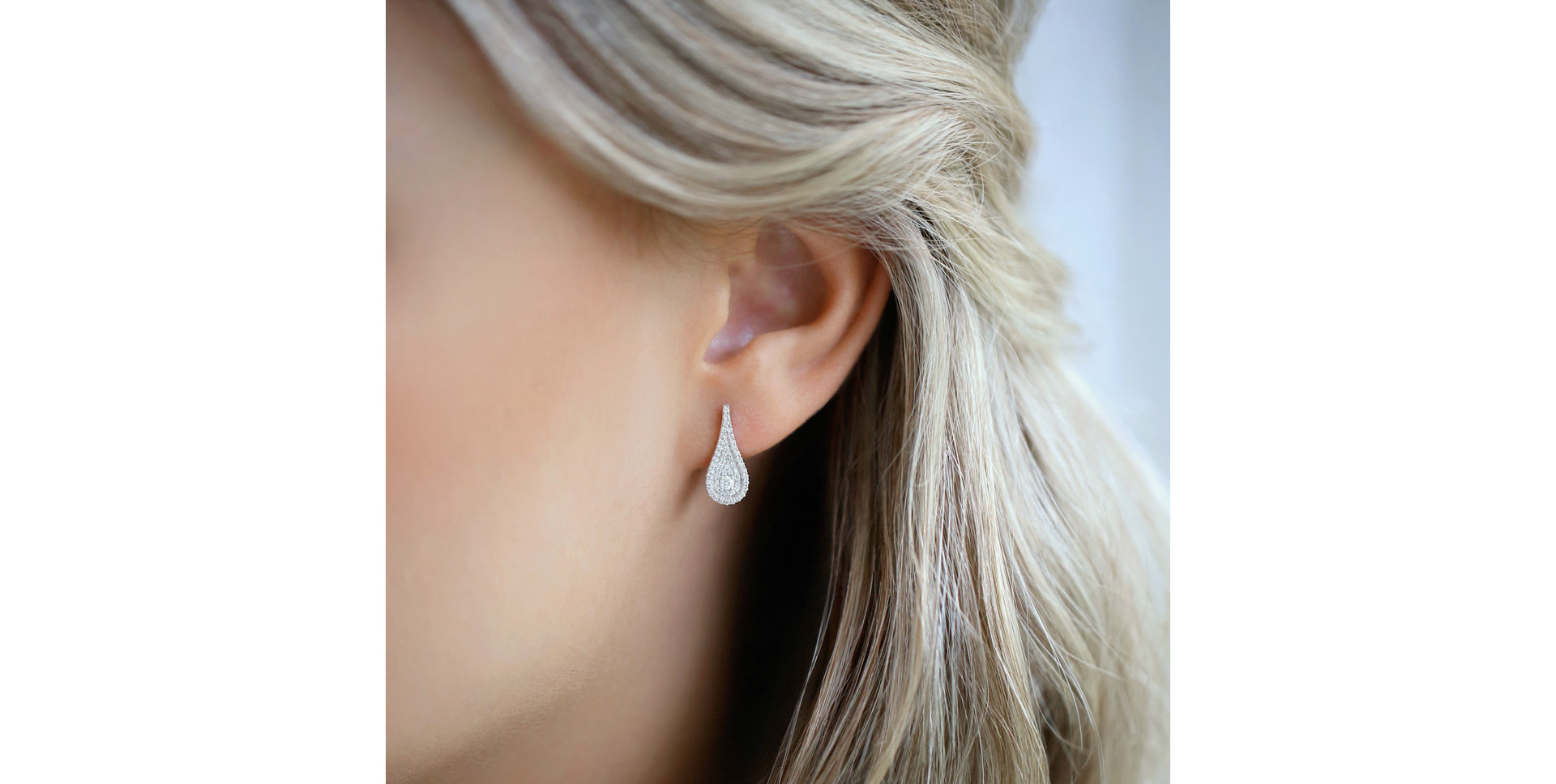 Náušnice so smaragdom a diamantmi Tears of Joy