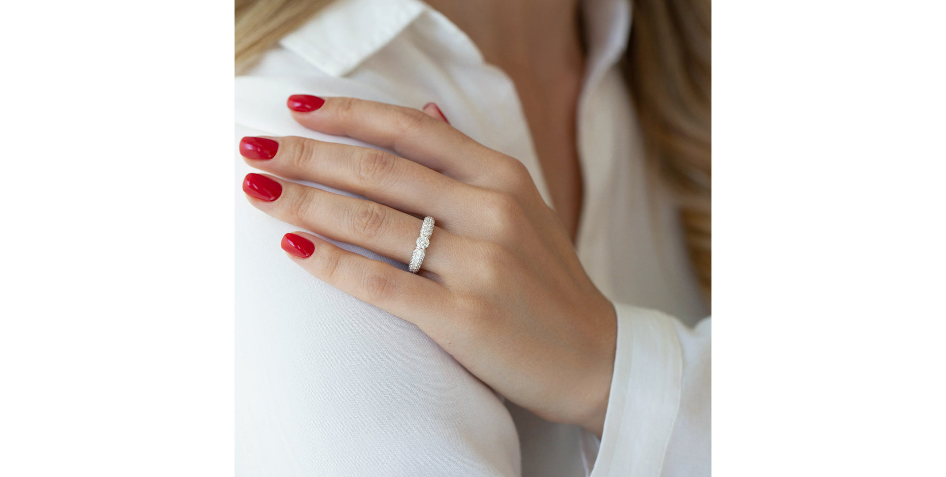 Prsteň s diamantmi Blossom Charm