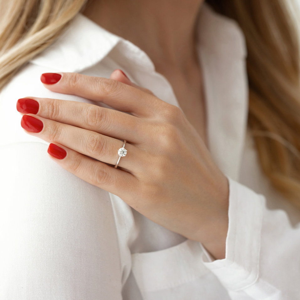 Prsteň s diamantom Star Temptation