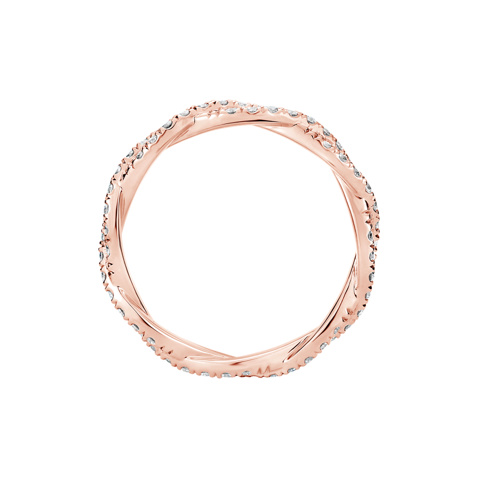 Prsteň s diamantmi Tangled