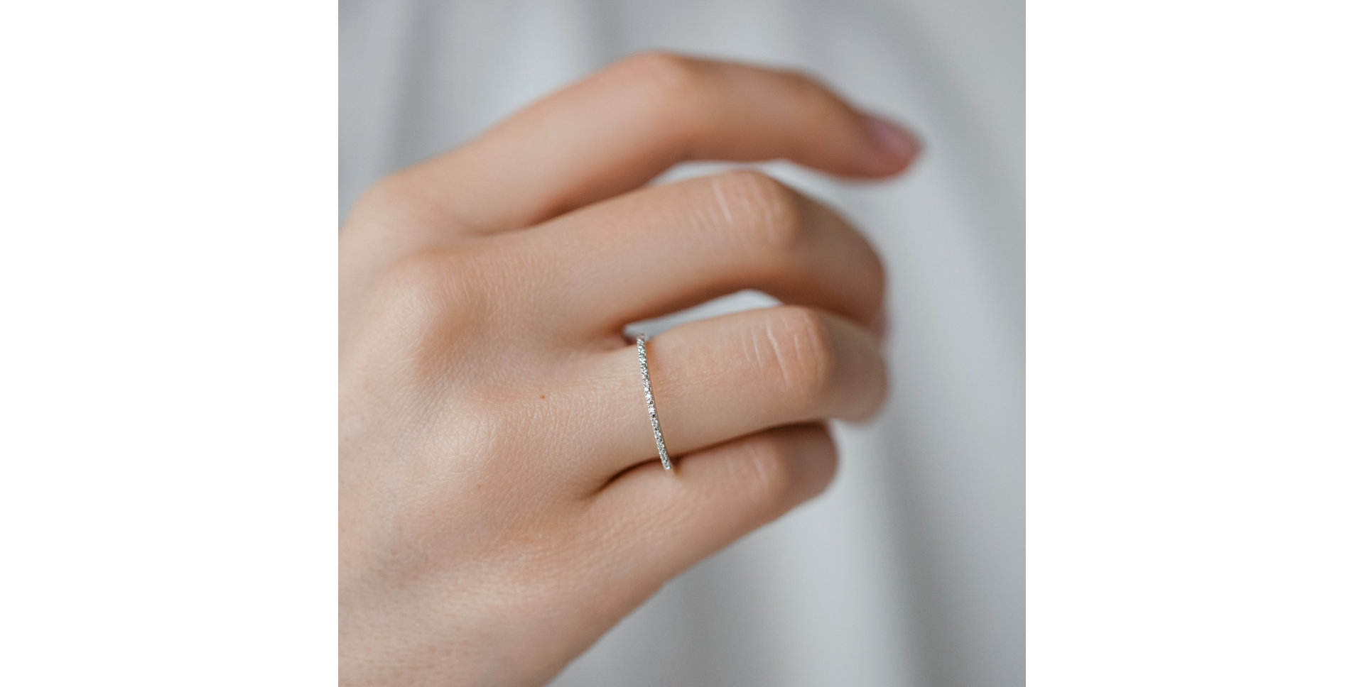 Prsteň s diamantmi Brilliant Line