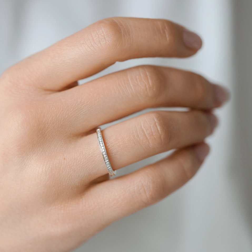 Prsteň s diamantmi Delicate Galaxy