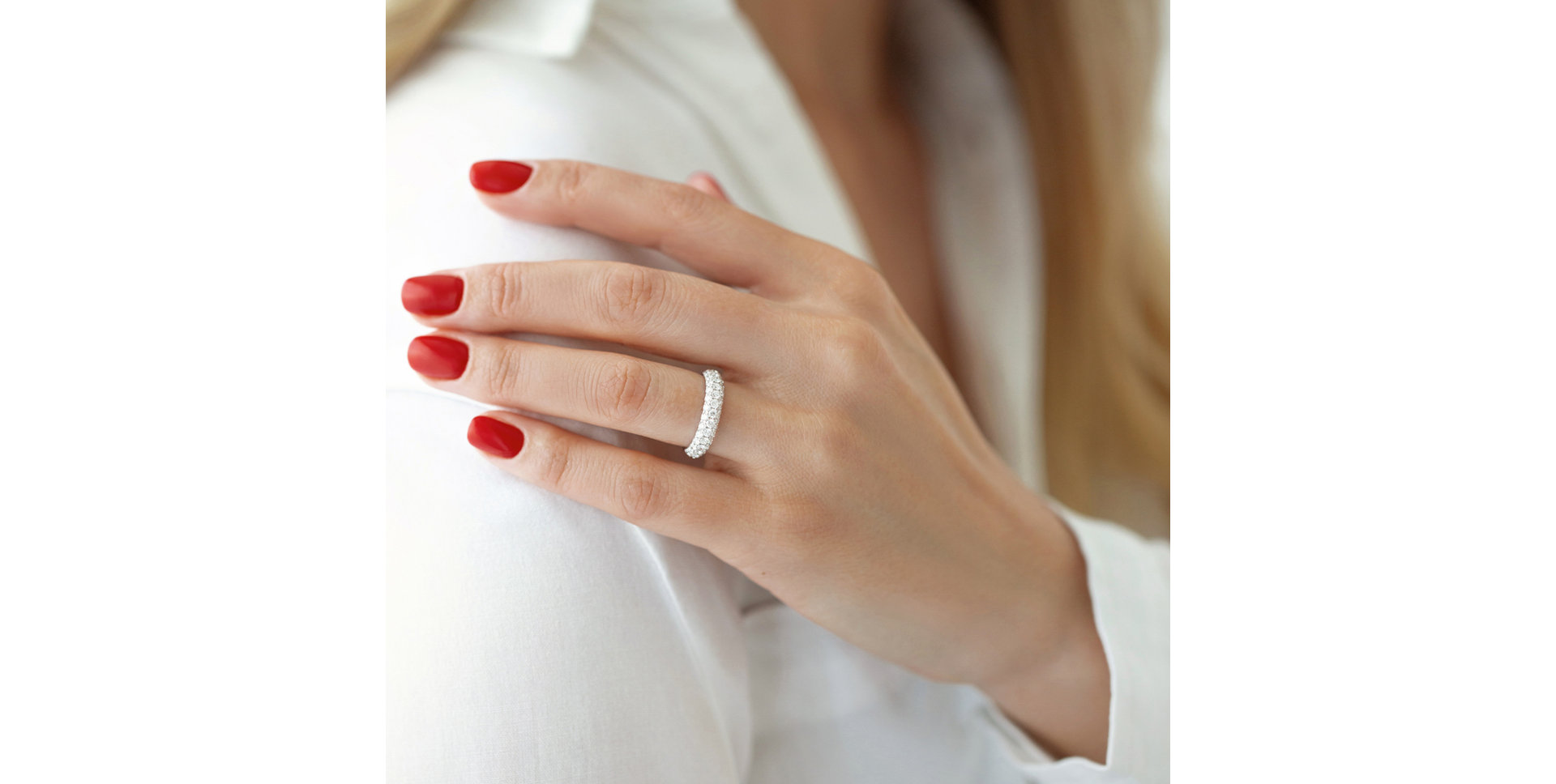 Prsteň s diamantmi Inferno Galaxy