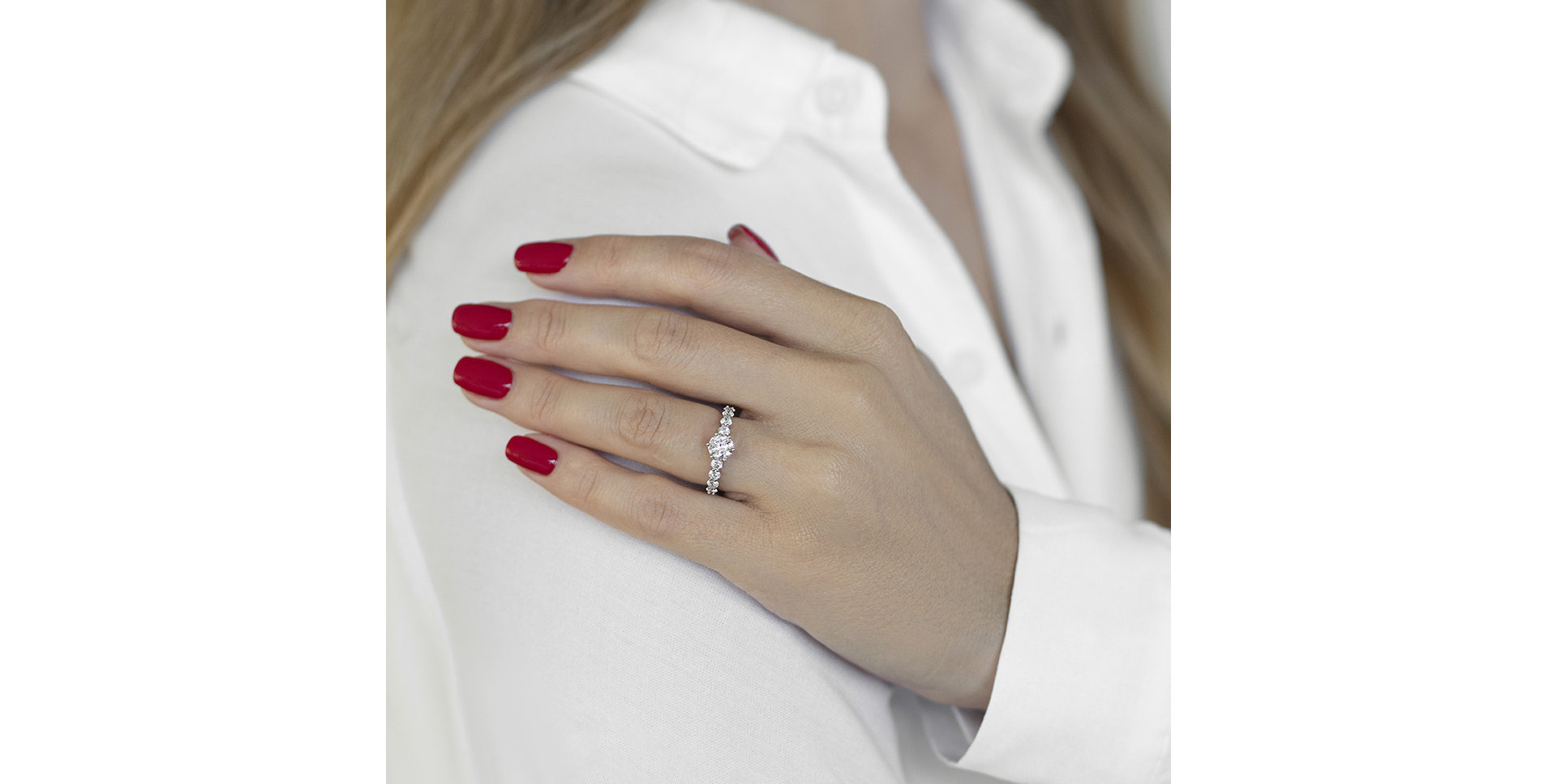 Prsteň s diamantmi Ice Breaker