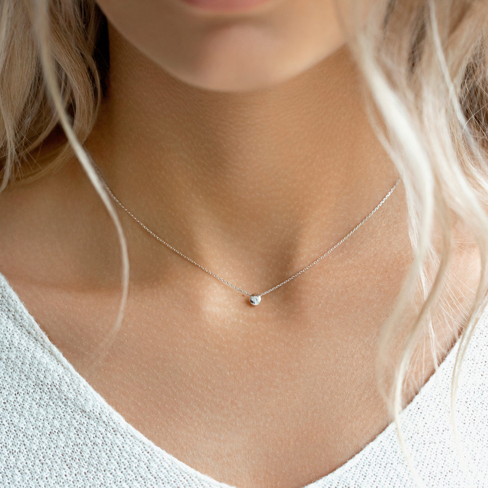 Náhrdelník s diamantom Secret Drop