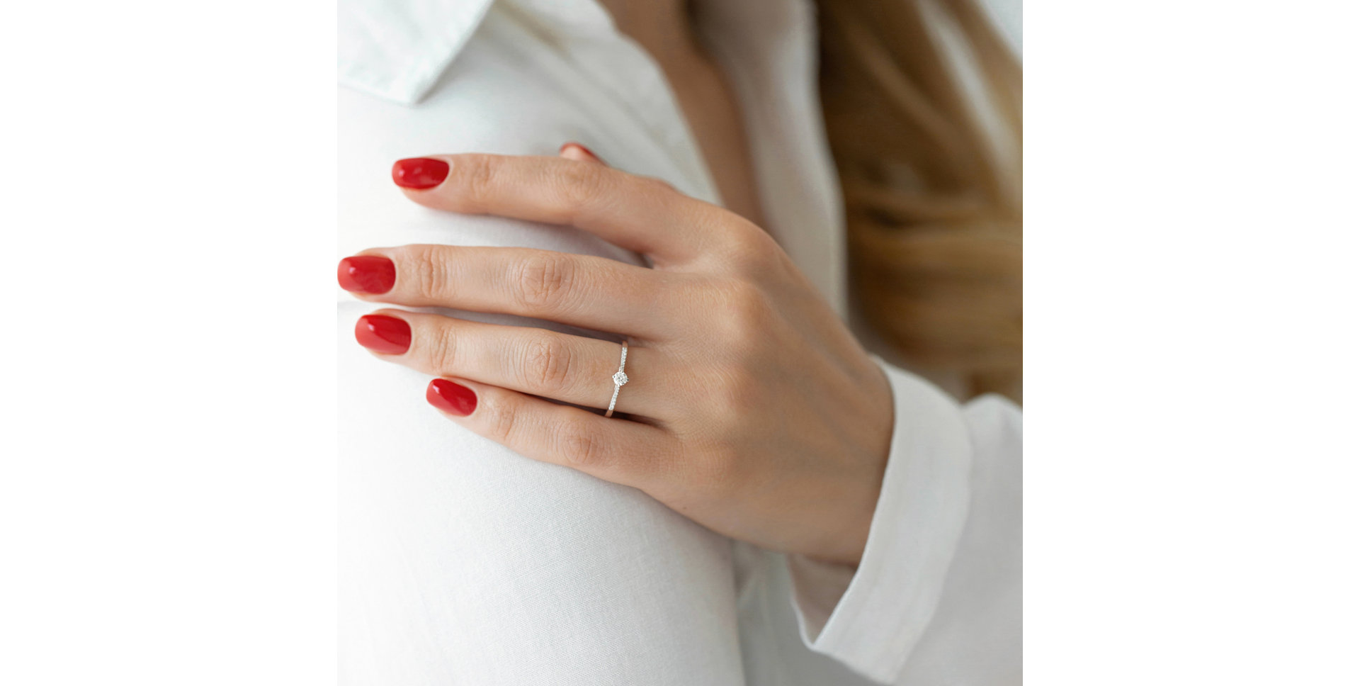 Prsteň s diamantmi Just Love