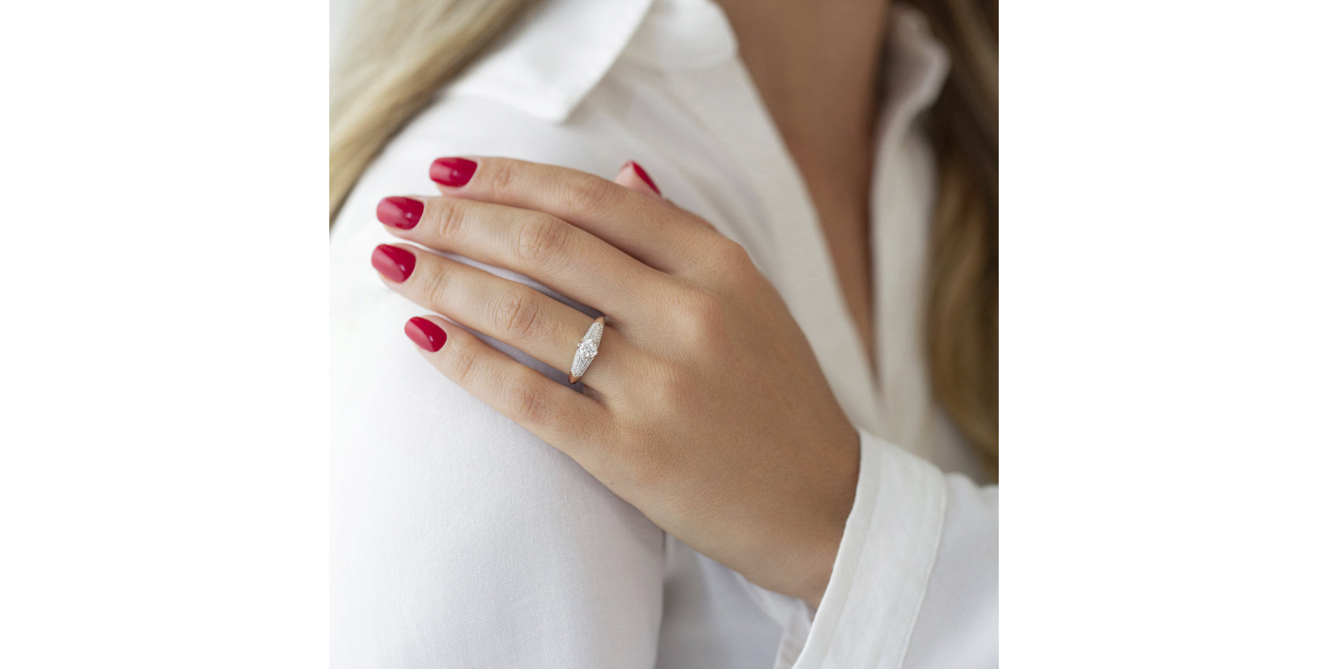 Prsteň s diamantmi Patrice