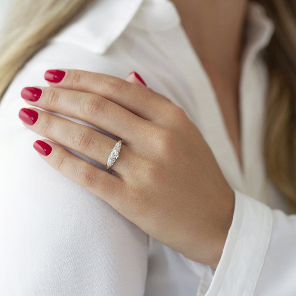 Prsteň s diamantmi Patrice