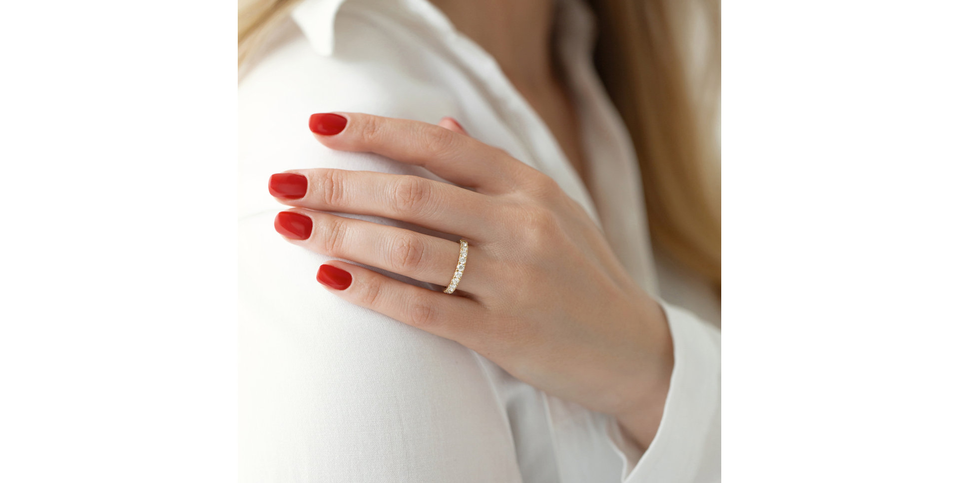 Prsteň s diamantmi Endless Shine