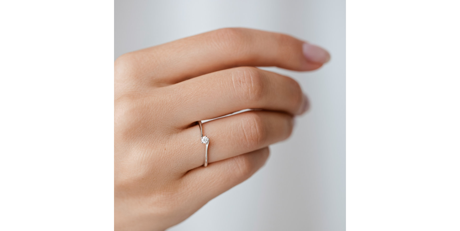 Prsteň s diamantom Vivid Love