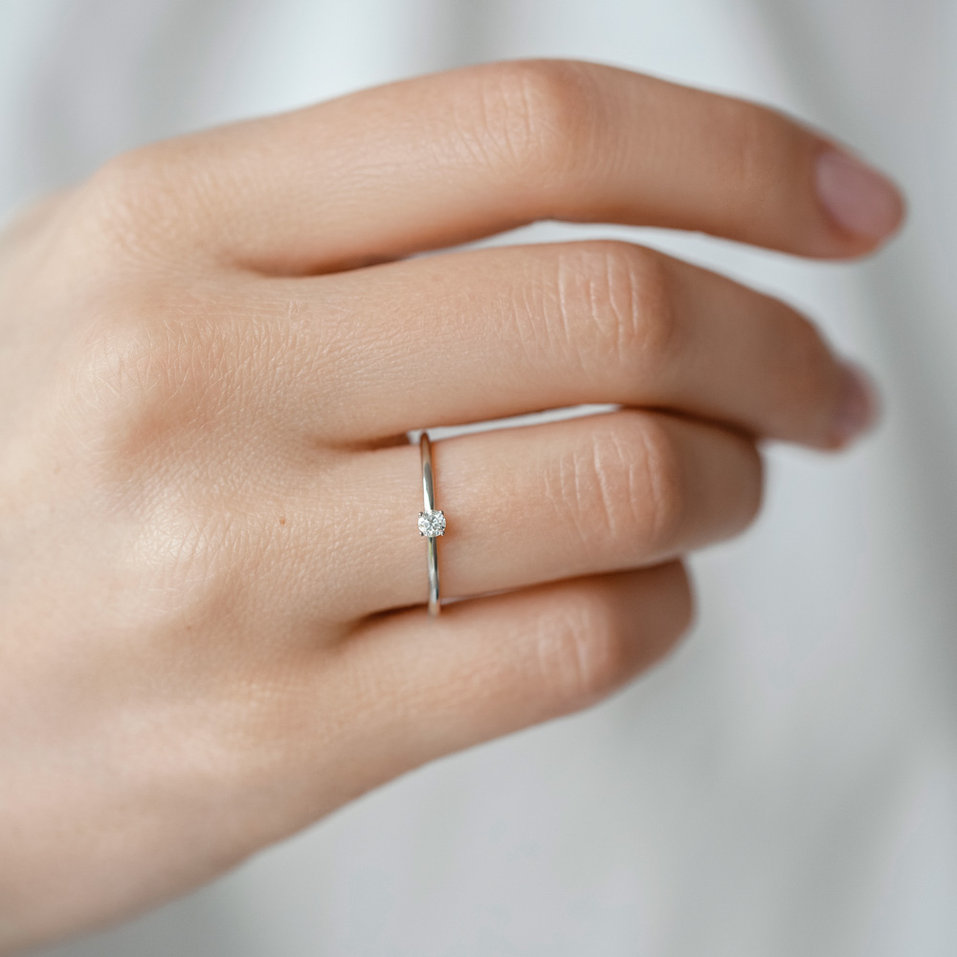 Prsteň s diamantom Divine Love