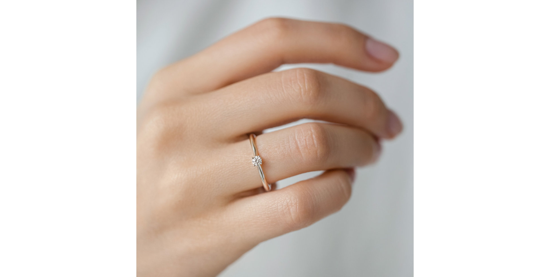 Prsteň s diamantom Divine Love