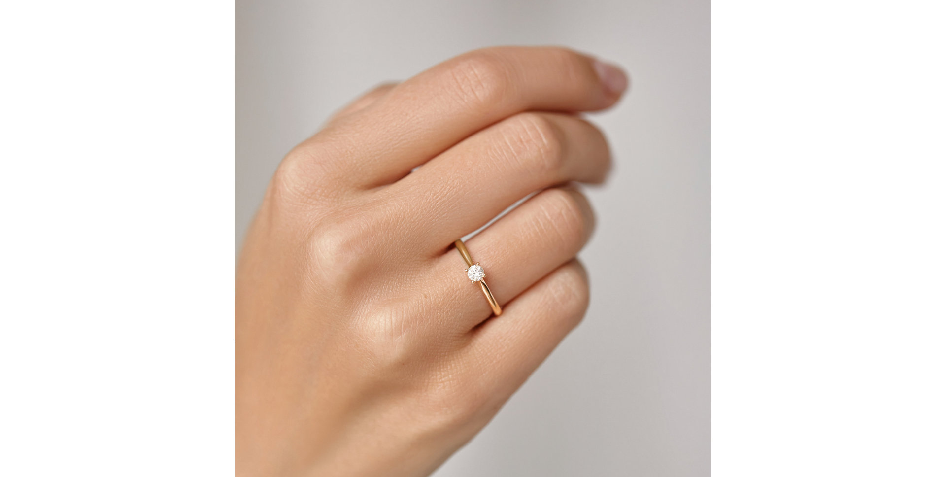 Prsteň s diamantom Divine Love